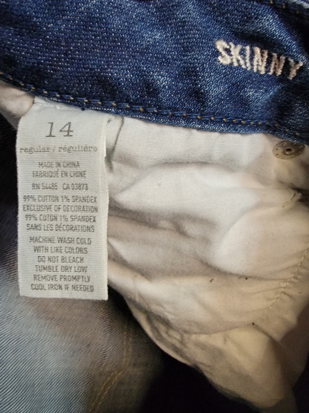 American Eagle Outfitters Medium Wash Skinny Jeans Size 14 - Picture 5 of 12